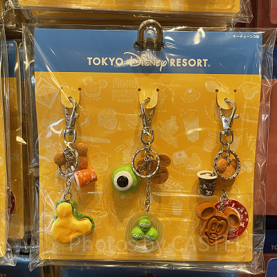 ディズニーフードキーホルダーセット