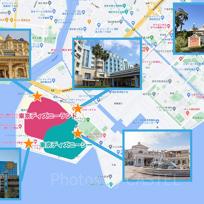 ディズニーホテルのアクセス