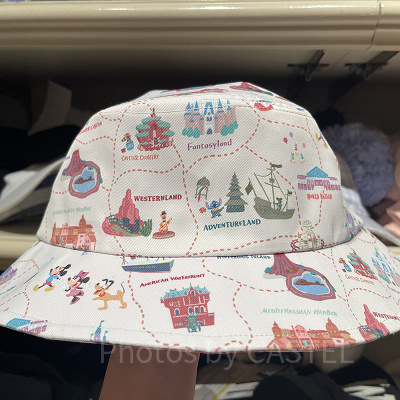 ディズニーマップバケットハット