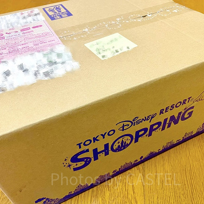 ディズニーオンラインショッピングの箱