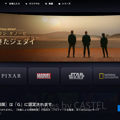 ディズニープラス：年齢制限表示