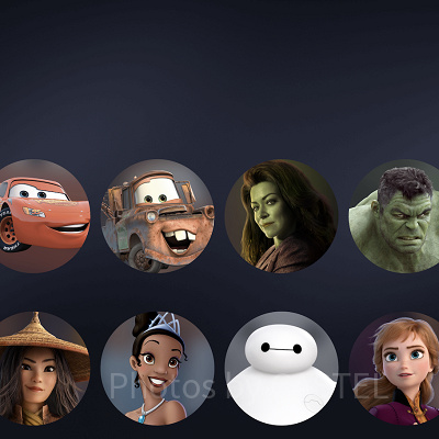 ディズニープラス：プロフィールのアイコン