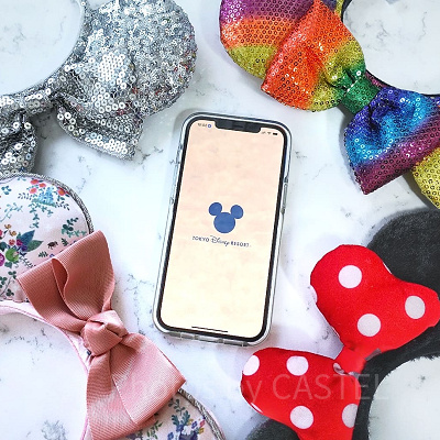 ディズニーリゾートのアプリ画面