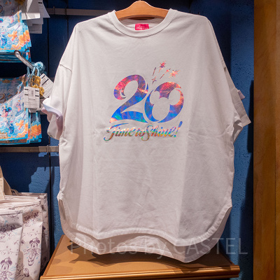 ディズニーシー20周年のビッグシルエットTシャツ