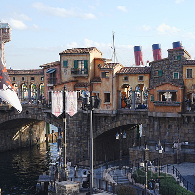 ディズニーシーのビリーヴ〜シー・オブ・ドリームス〜鑑賞場所：ポンテ・ヴェッキオ