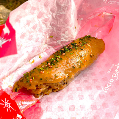 ディズニーシー食べ歩き：ブラックペッパーてりやきチキンロール