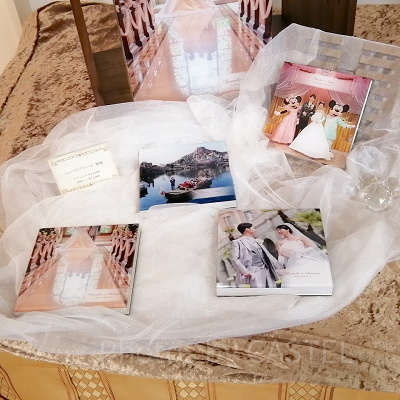 ディズニー結婚式のアルバム