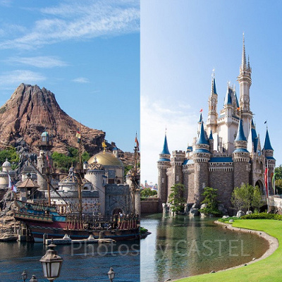 ディズニーランドとシー