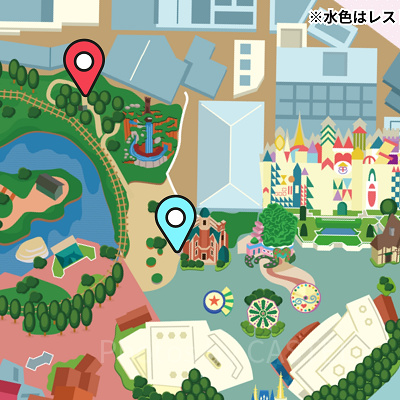 ディズニーランドのトイレマップ：クリッターカントリー