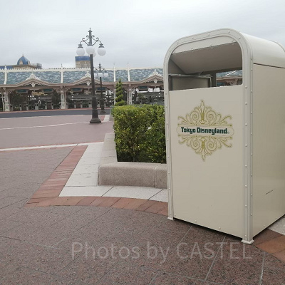 ディズニーランドのゴミ箱（トラッシュカン）