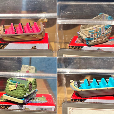 ディズニーシーのアトラクションのトミカ