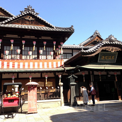 千と千尋の神隠しのモデルとなった道後温泉本館