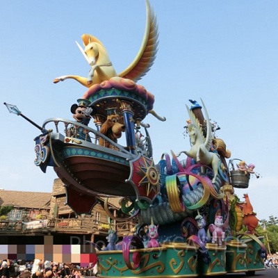 ドリーミング・アップ！のフロート構成と登場キャラクター