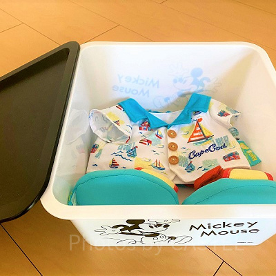 ダッフィーのコスチュームの収納