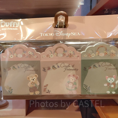 ダッフィー＆フレンズのサークル・オブ・フレンドシップ：メモセット