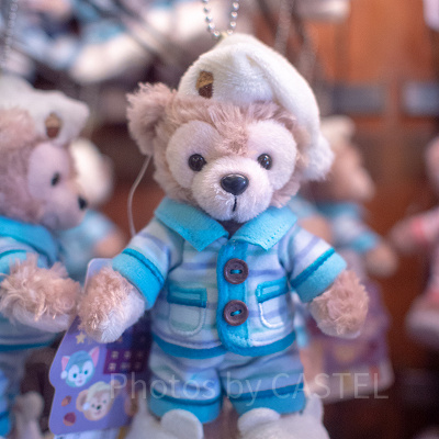 ダッフィーぬいぐるみバッジ