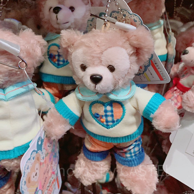ダッフィーぬいぐるみバッジ