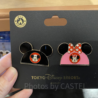 イヤーハットデザインピンバッジ（2個セット）