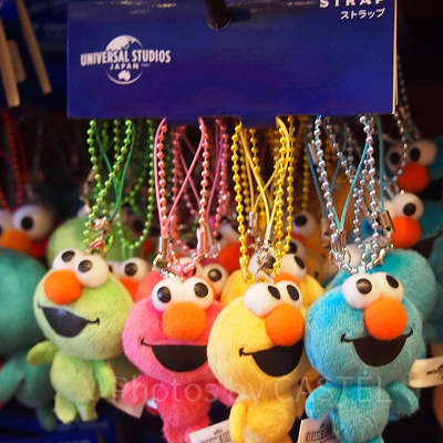 エルモ4色ストラップセット