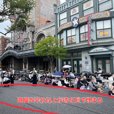 ビッグバンドビート～ア・スペシャルトリート～の自由席の待ち列打ち切りの目安