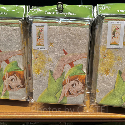 フェイスタオル(ピーターパンのネバーランドアドベンチャーグッズ)