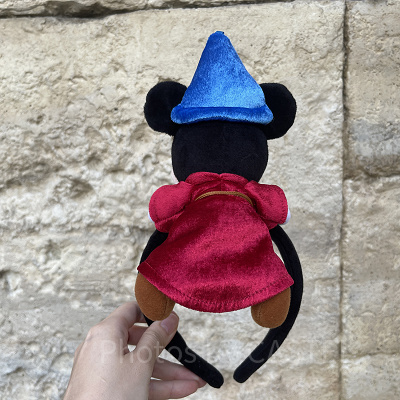 ファンタジアミッキーぬいぐるみ付きカチューシャ（裏側）