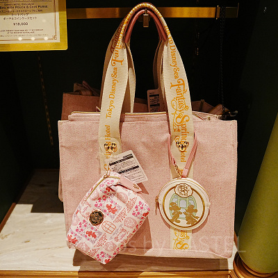ファンタジースプリングスホテル宿泊者限定トートバッグポーチ＆コインケースセット