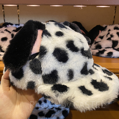 もこもこキャップ（ダルメシアン）（横）