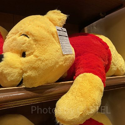 モフモフしたくまのプーさんの抱き枕