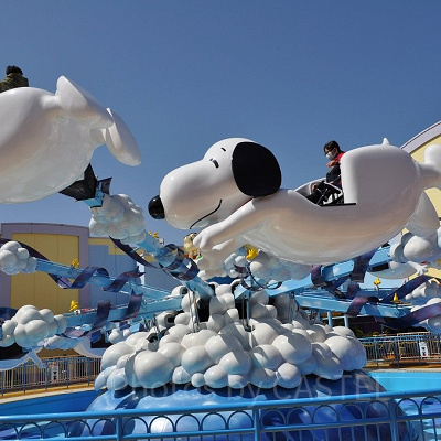 親子で楽しめるフライング・スヌーピー