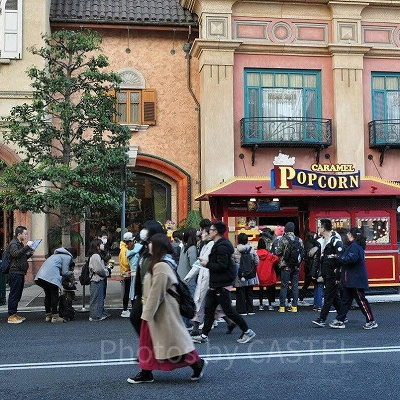 ビバリーヒルズギフト前のフードカート