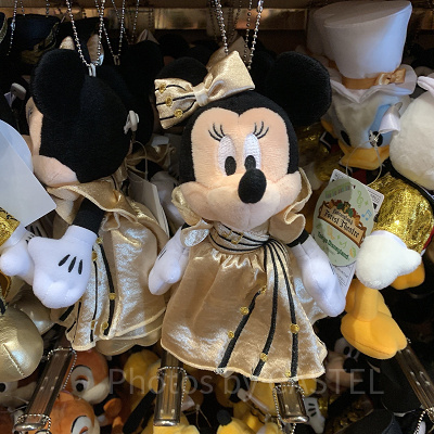 フォレストシアターグッズ：ミニーぬいぐるみバッジ