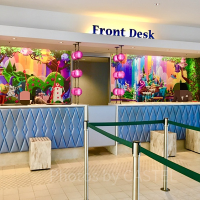 東京ディズニーセレブレーションホテルのフロント