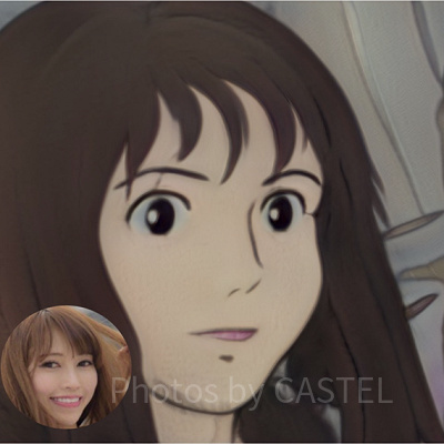 ジブリ風の加工