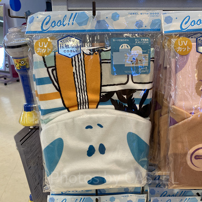 USJの日焼け対策におすすめのグッズ：接触冷感フード付きタオル