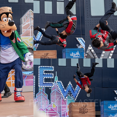 グーフィー＆ダンサーがニューヨークでストリートダンス