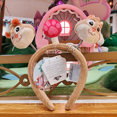 上海ディズニーカチューシャ：タビネズミ×パウプシクルカチューシャ