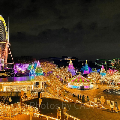 ハッピー・ジュエリーカラー（写真は2021年度開催のよみうりランドイルミネーションより）