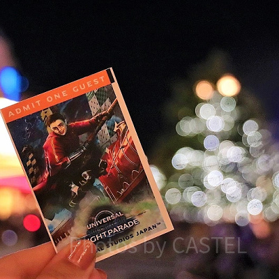 ハリーポッター（絵柄）のUSJチケットデザイン