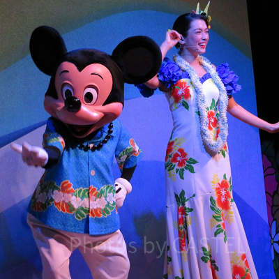 ハワイアンのミッキー