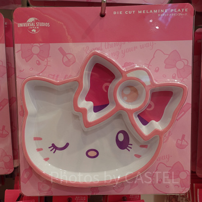 ハローキティのダイカットメラミンプレート