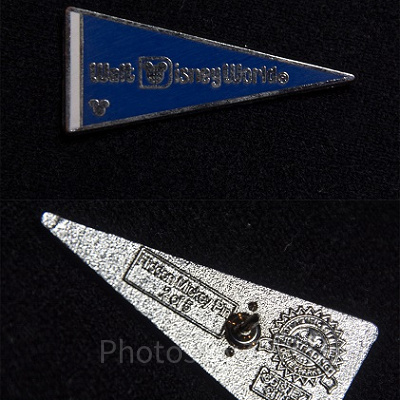 隠れミッキーとナンバリング刻印が入ったピン