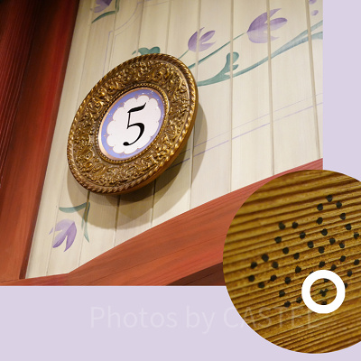 アレンデールロイヤルバンケットのレジの隠れミッキー