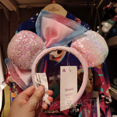 香港ディズニー20周年「ミッキー＆フレンズ・グランドセレブレーショングッズ」：20周年カラーカチューシャ
