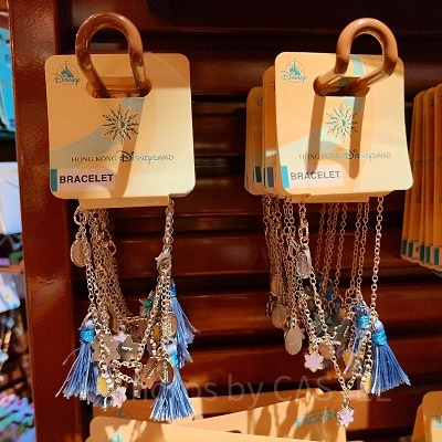 香港ディズニーアナ雪グッズ：タッセル付ブレスレット