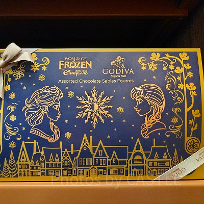 香港ディズニーアナ雪グッズ：【GODIVAコラボ】チョコレートサブレ（Ｌ）