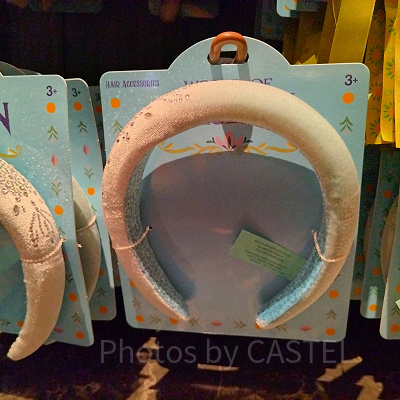 香港ディズニーアナ雪グッズ：雪の魔法イメージのカチューシャベース