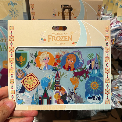香港ディズニーアナ雪グッズ：ステッカーパック