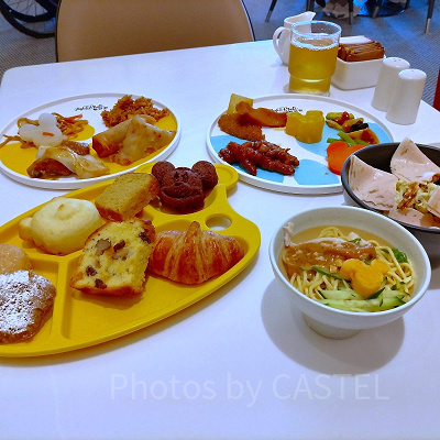 香港ディズニーのインクアンドプレート：ブッフェ