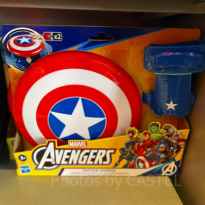 香港ディズニーマーベルグッズ：キャプテンアメリカのシールド＆バンド